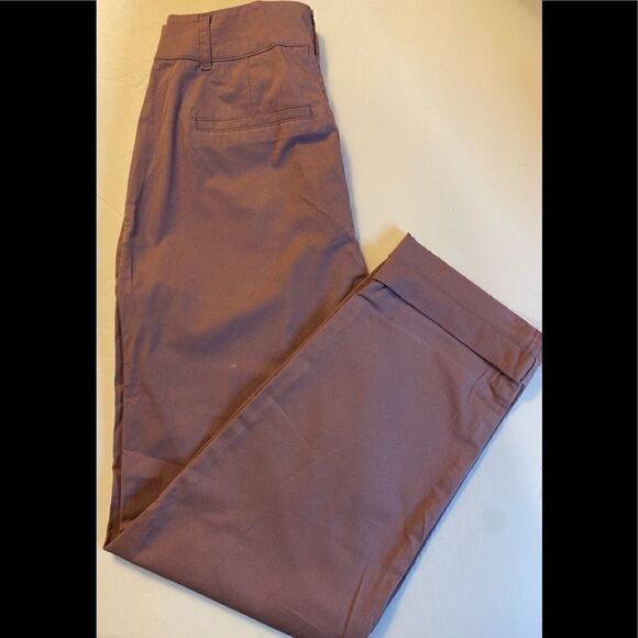 🛍A New Day Ankle Length Pants Lilac High Rise Cuffed Stretch, Pleated, Various - Picture 2 of 12